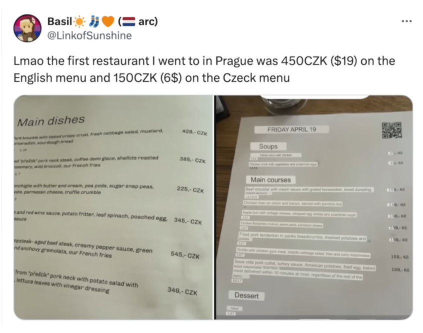 Preise für Einheimische und Besucher